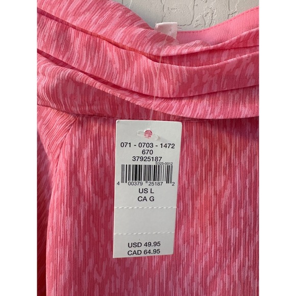 Aerie‎ Ruffle Mini Wrap Skirt Tie Waist Flowy Lightweight Chiffon Pink Sz L NWT - Picture 3 of 7